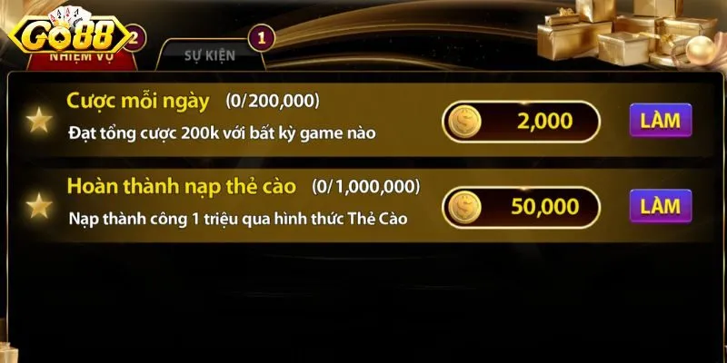Khuyến mãi cực đỉnh Go88 dành cho hội viên